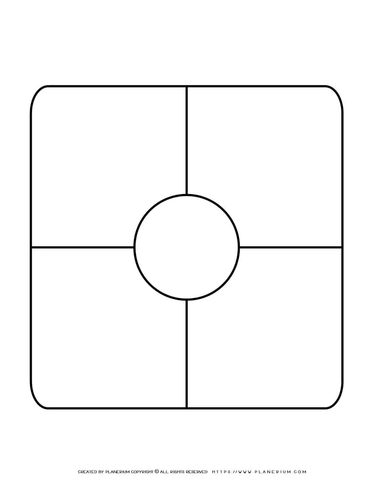 Story Map Template Center Circle Story Map Template Center Circle