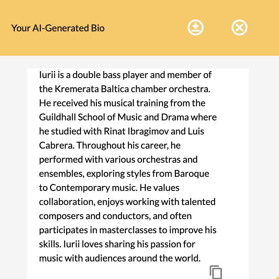 Student Pianist Bio Examples Templates For Your Music Portfolio Student Pianist Bio Examples Templates For Your Music Portfolio