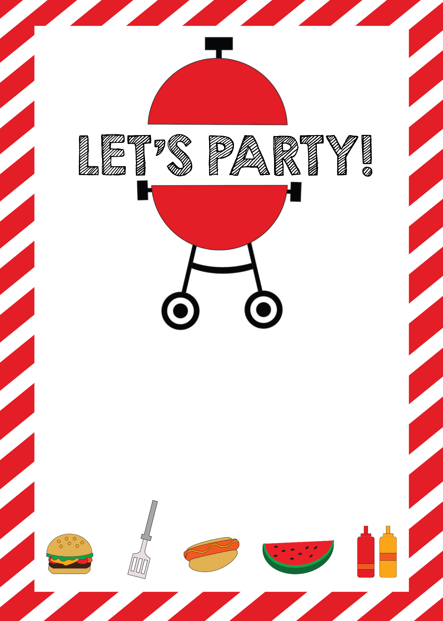 Summer Bbq Invitations Summer Bbq Invitations