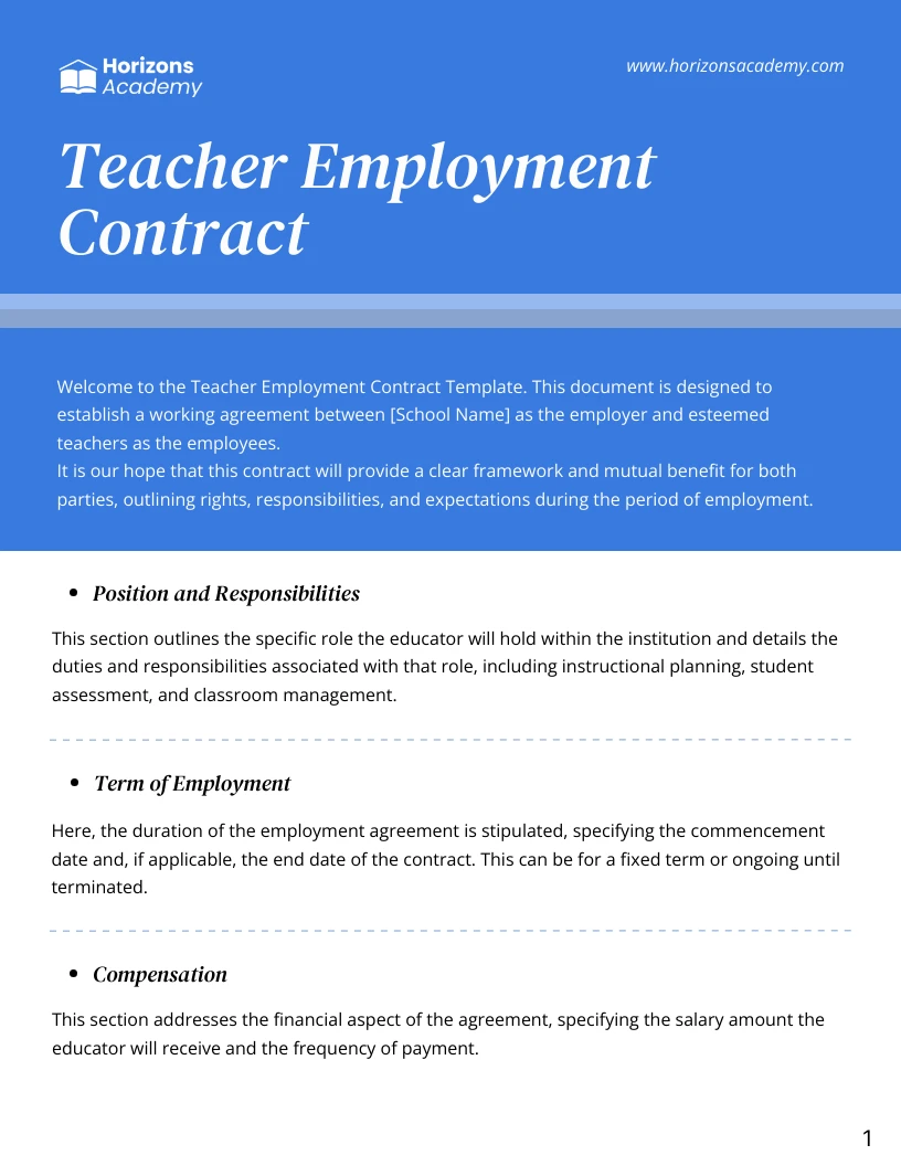 Teacher Employment Contract Template 5a710c36 Dded 4de3 B53f B27fe8210504 Teacher Employment Contract Template 5a710c36 Dded 4de3 B53f B27fe8210504