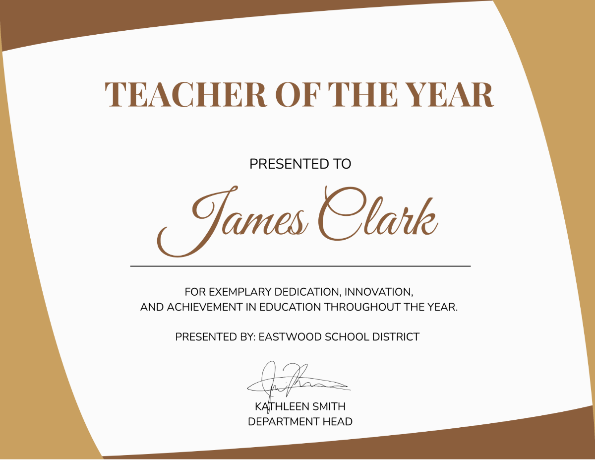 free printable certificate template for teachers
