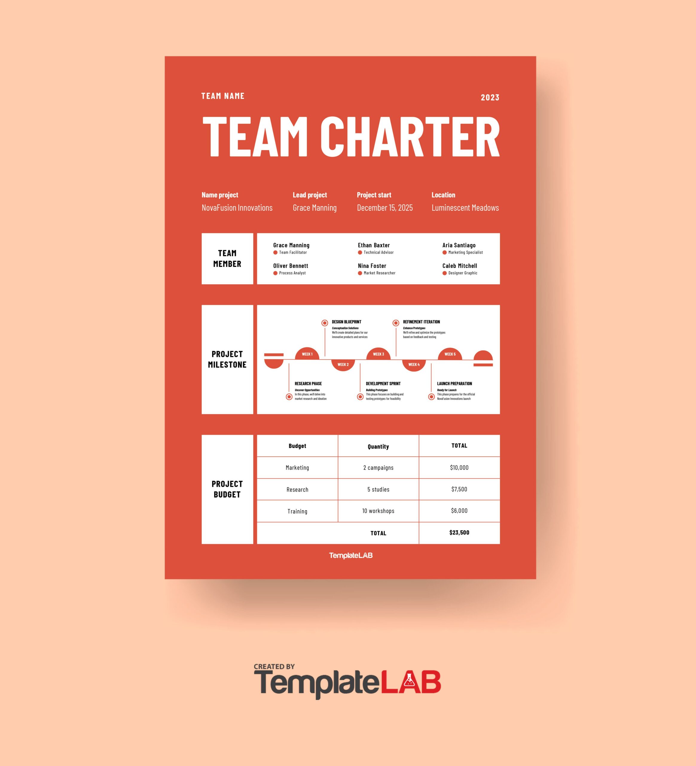 Team Charter Templates Team Charter Templates