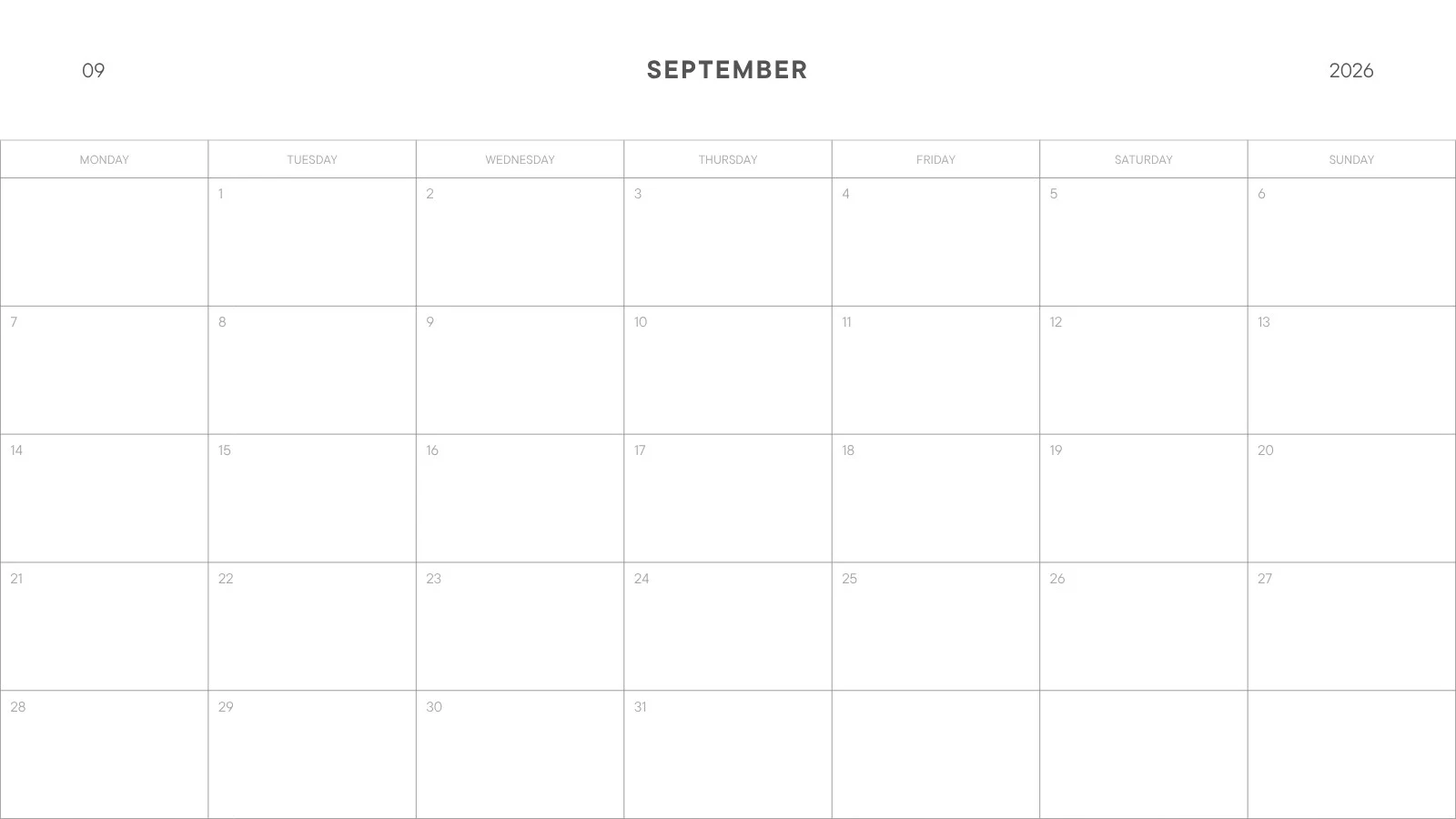 free printable calendar template for mac