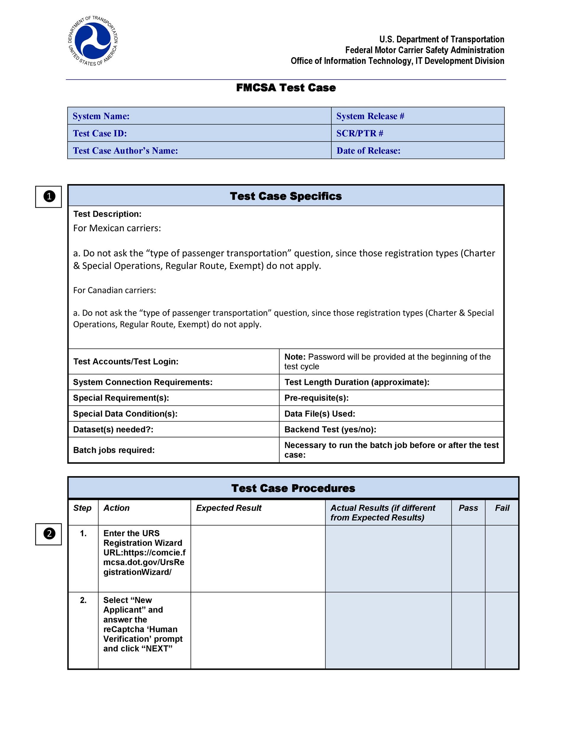 Test Case Test Case