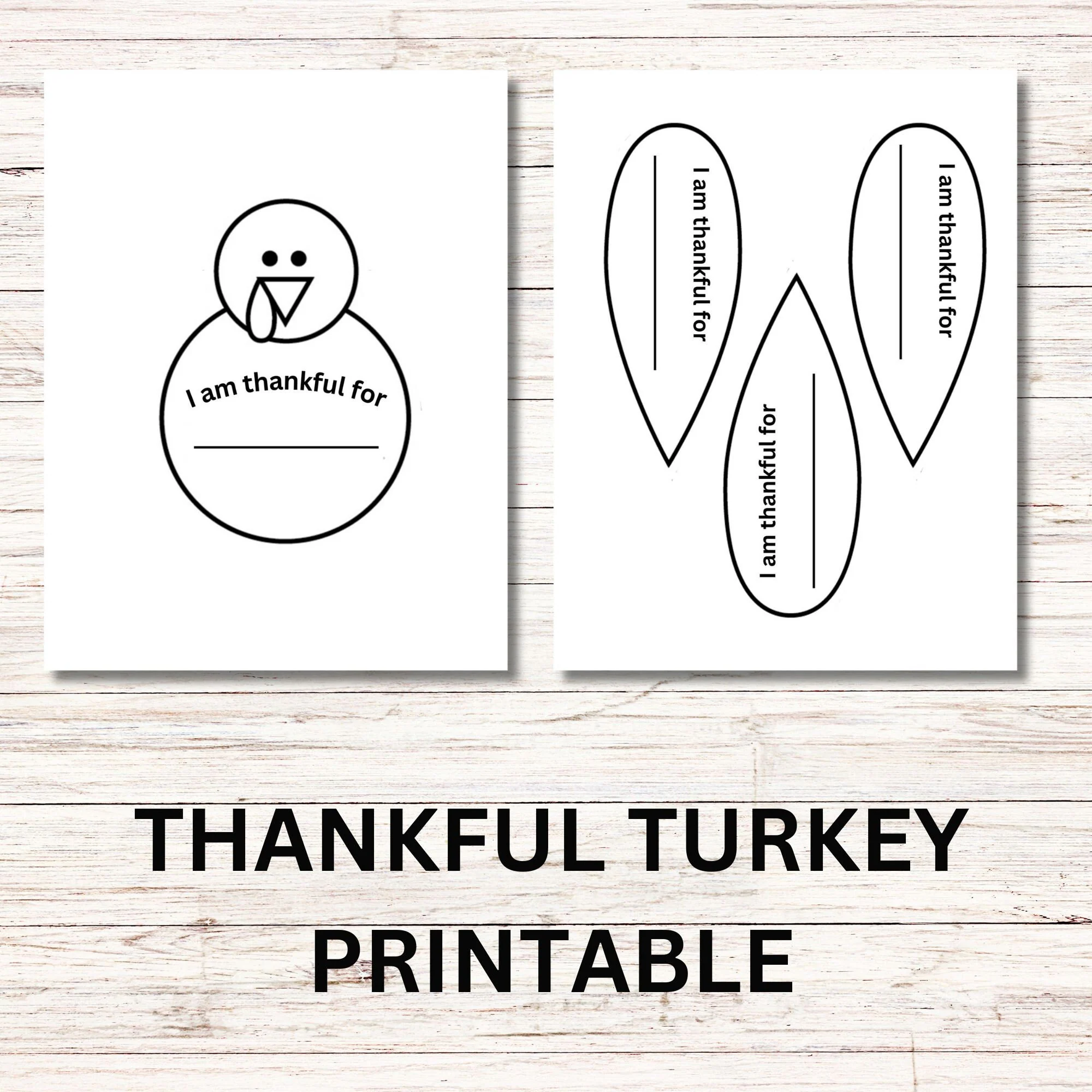 Thankful Turkey Printable Thankful Thankful Turkey Printable Thankful