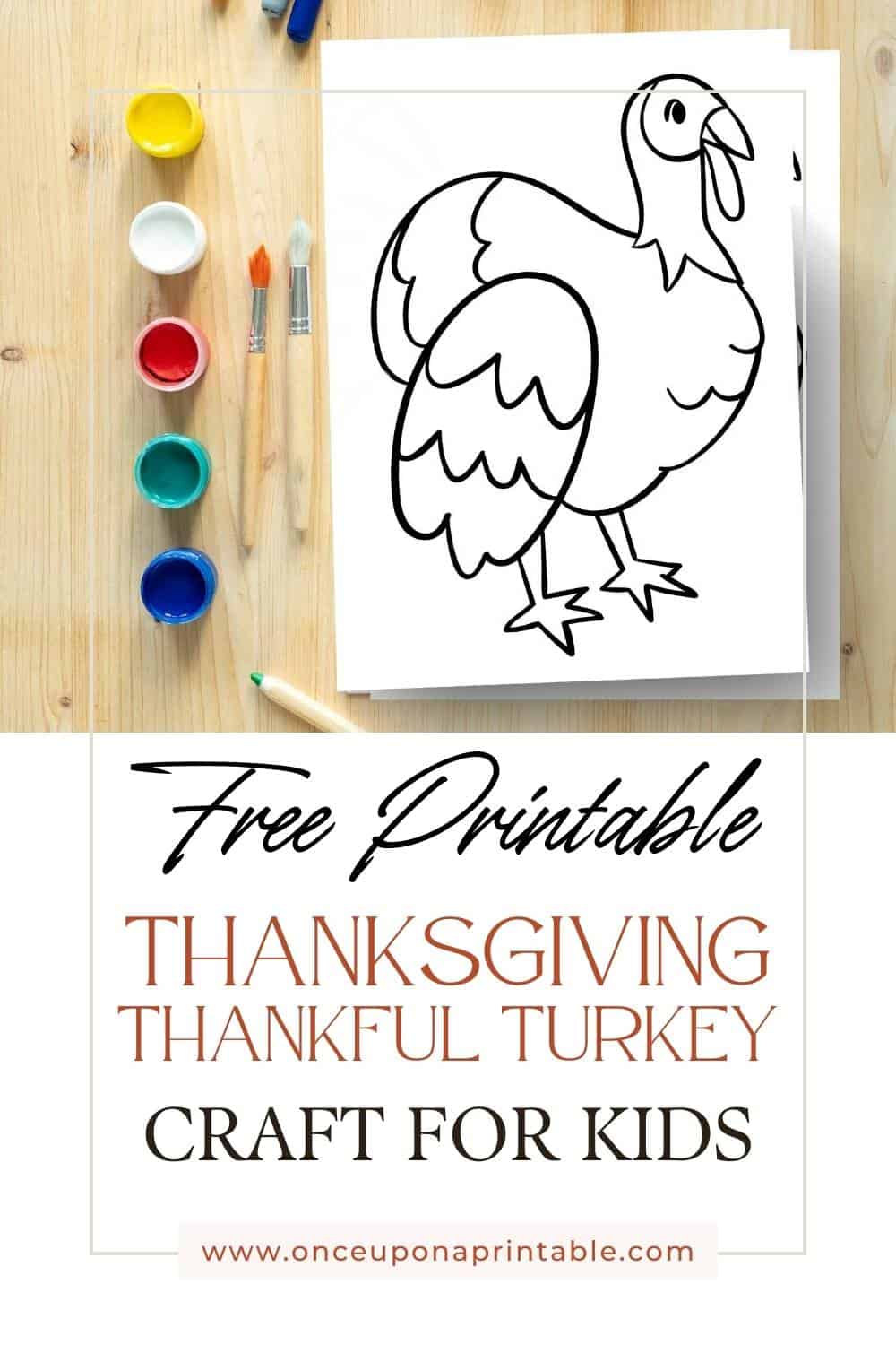 free printable thankful turkey template free printable thankful turkey template