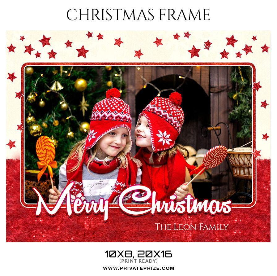The Leon Family Christmas Frame