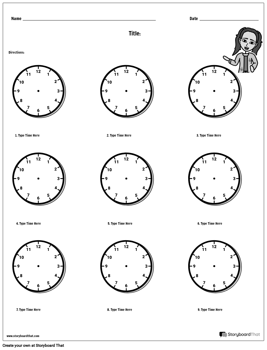 Time Worksheets