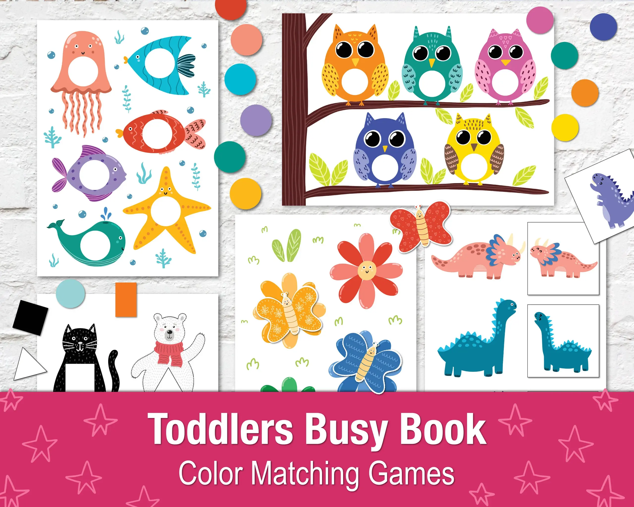 Toddler Busy Book Printable Pdf Quiet Toddler Busy Book Printable Pdf Quiet