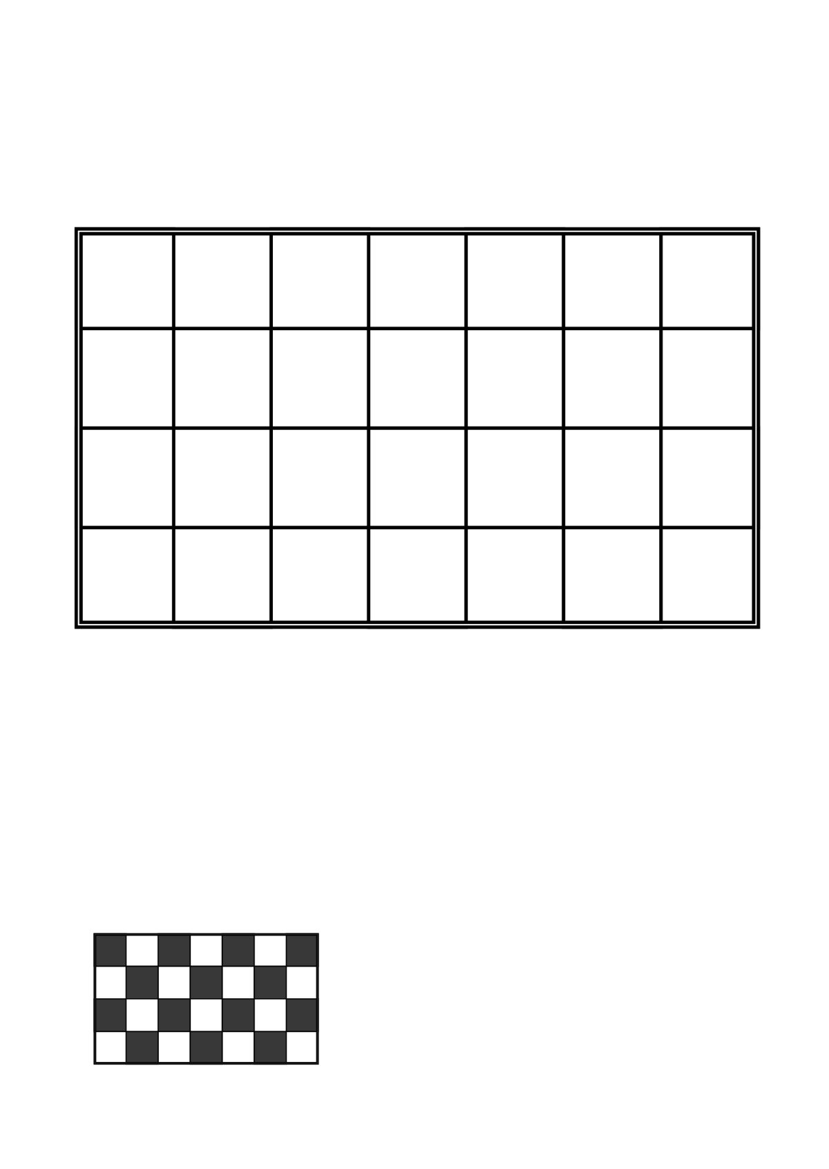 Transparent Checkered Flag Coloring Page