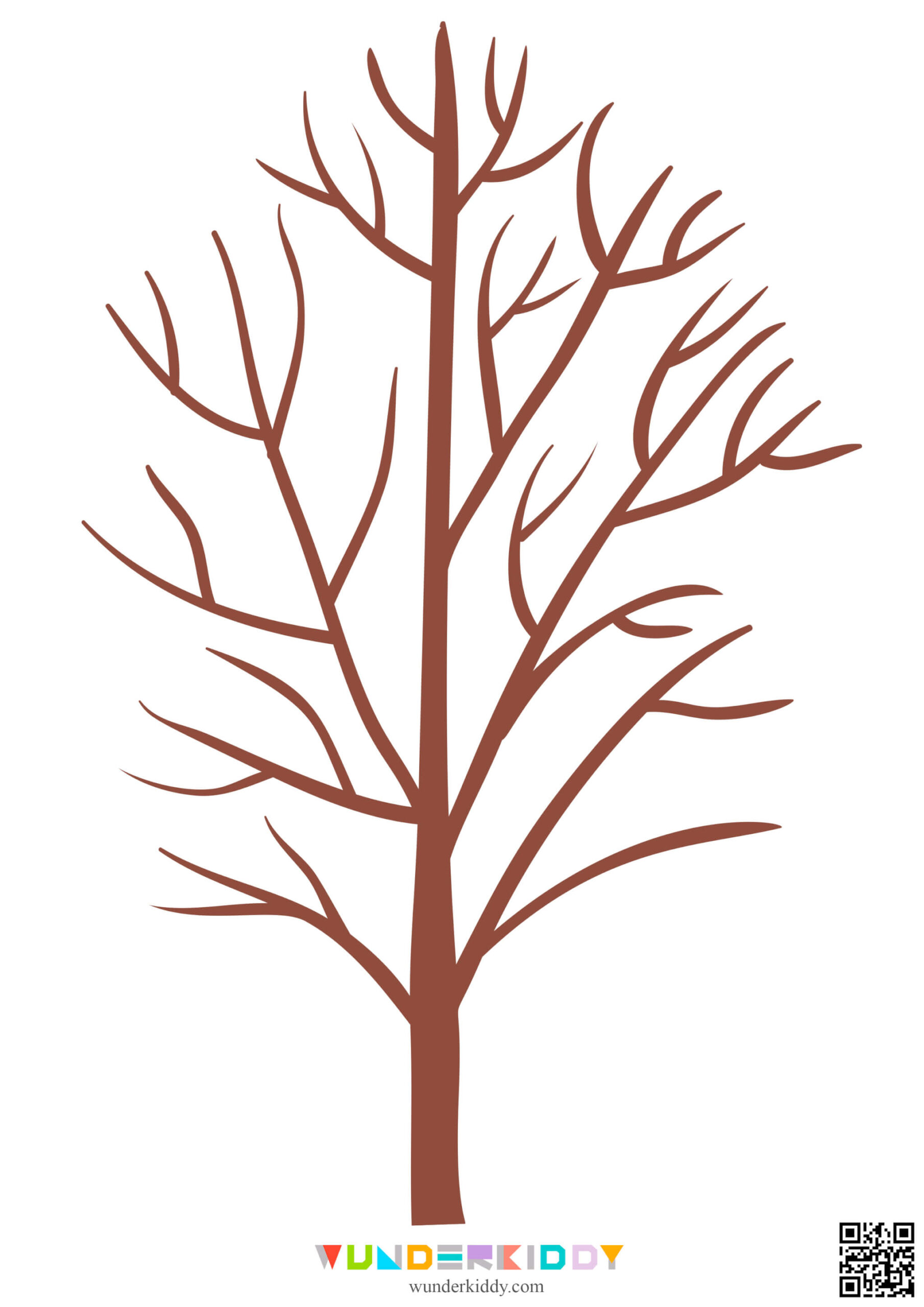 free printable fall tree template free printable fall tree template