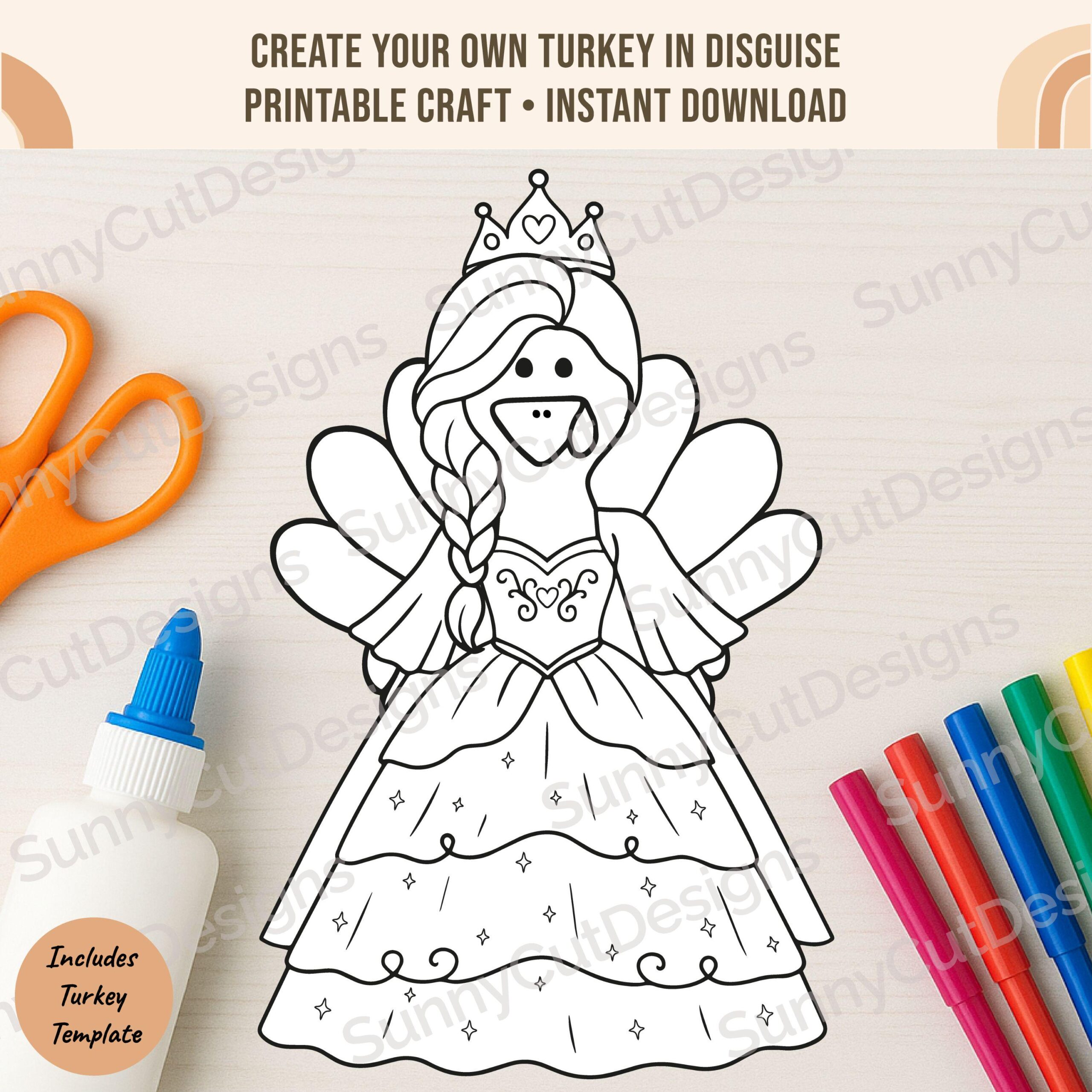 Turkey Disguise Elsa