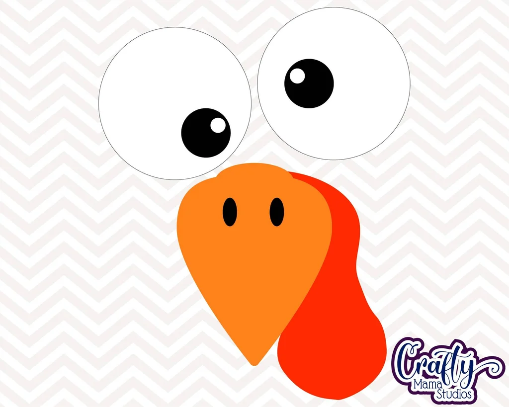 Turkey Face Svg Turkey