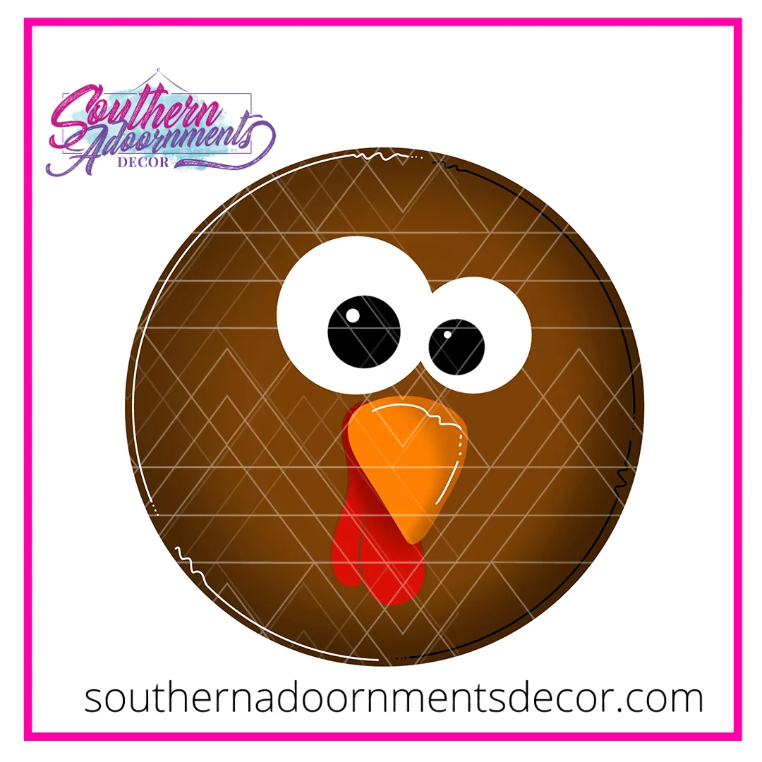 Turkey Face Template Digital Cut File 1 Turkey Face Template Digital Cut File 1