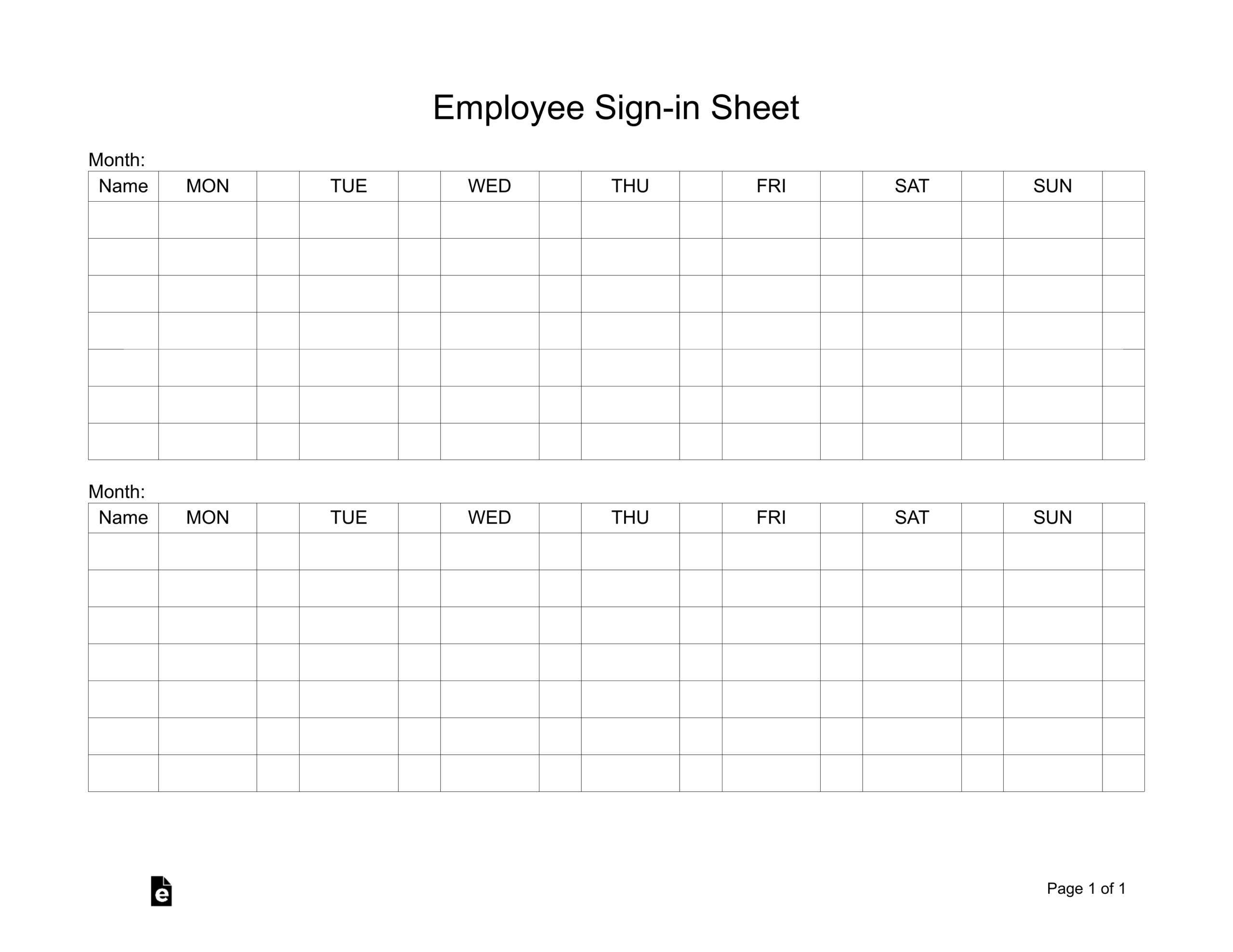 Two Week Employee