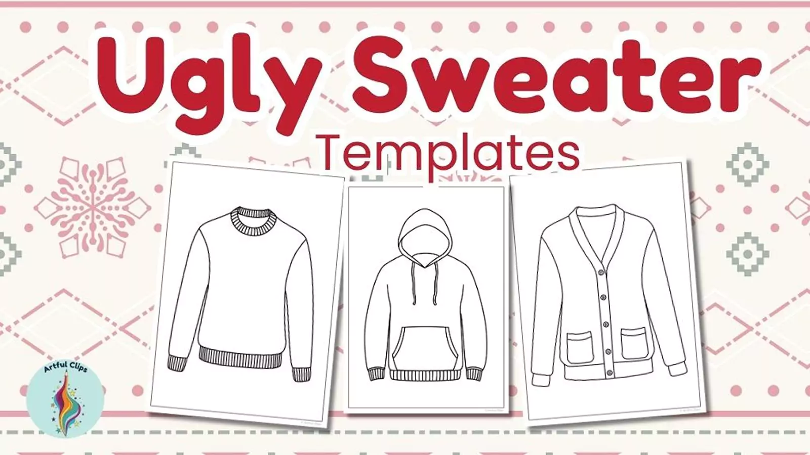 christmas sweater template free christmas sweater template free