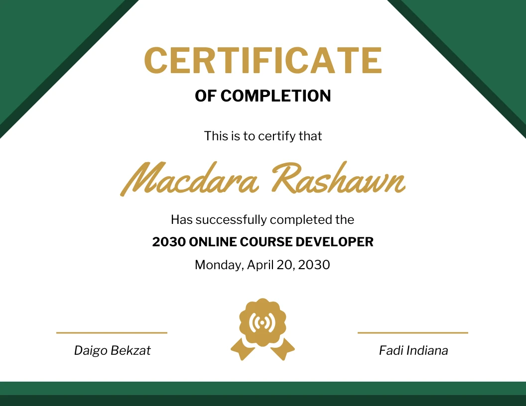 course completion certificate sample template course completion certificate sample template