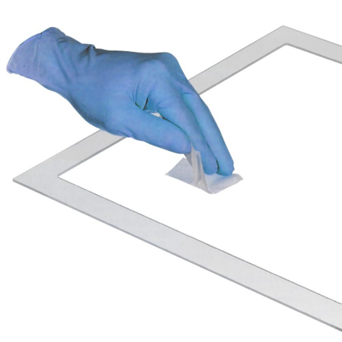 Wipe Template Paper 10x10cm 10pk 225 2415a