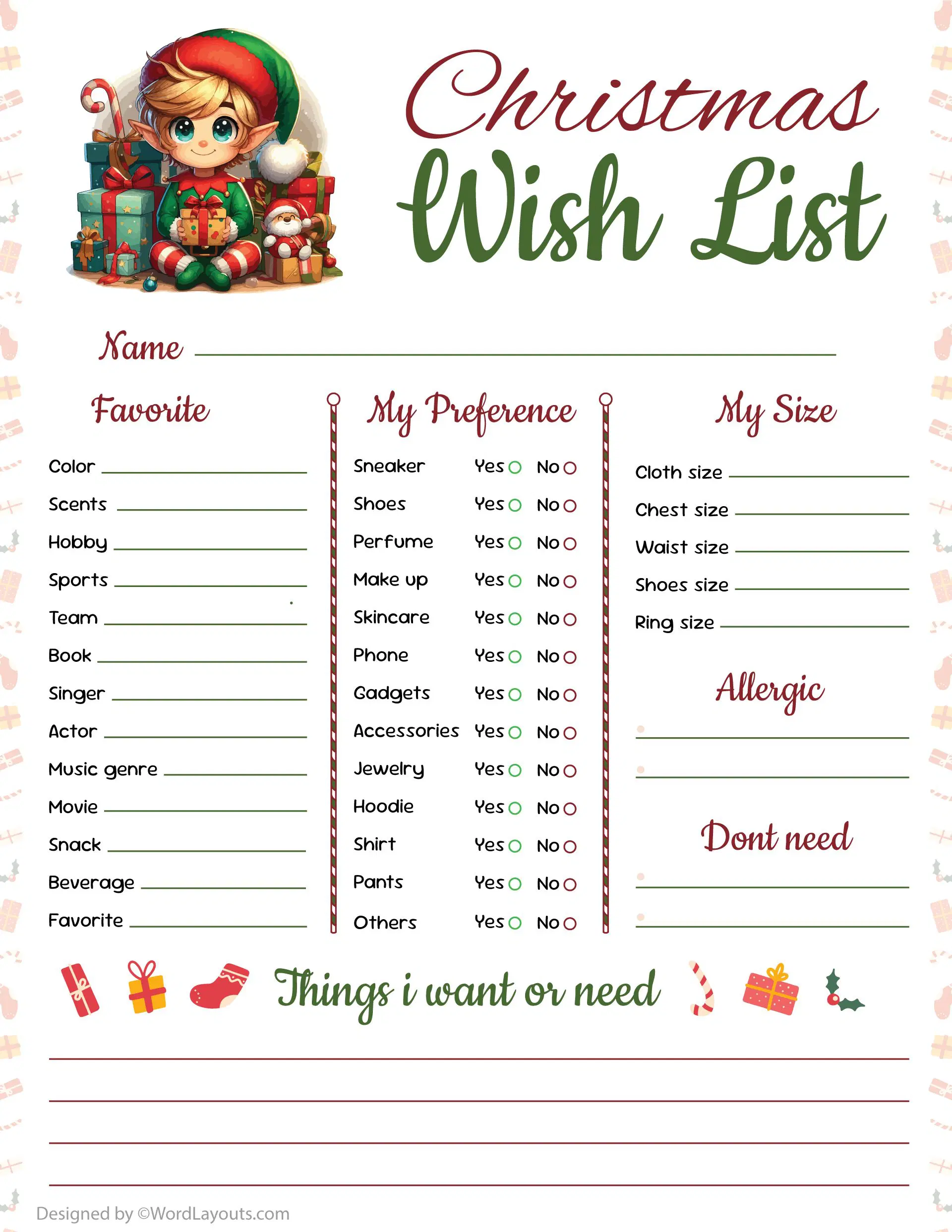 Wishlists