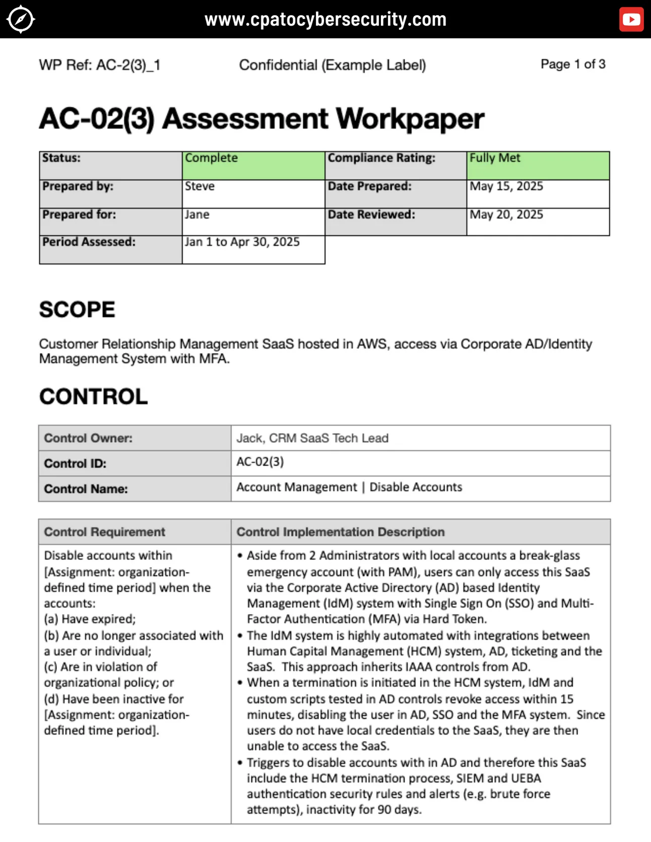 Workpapers