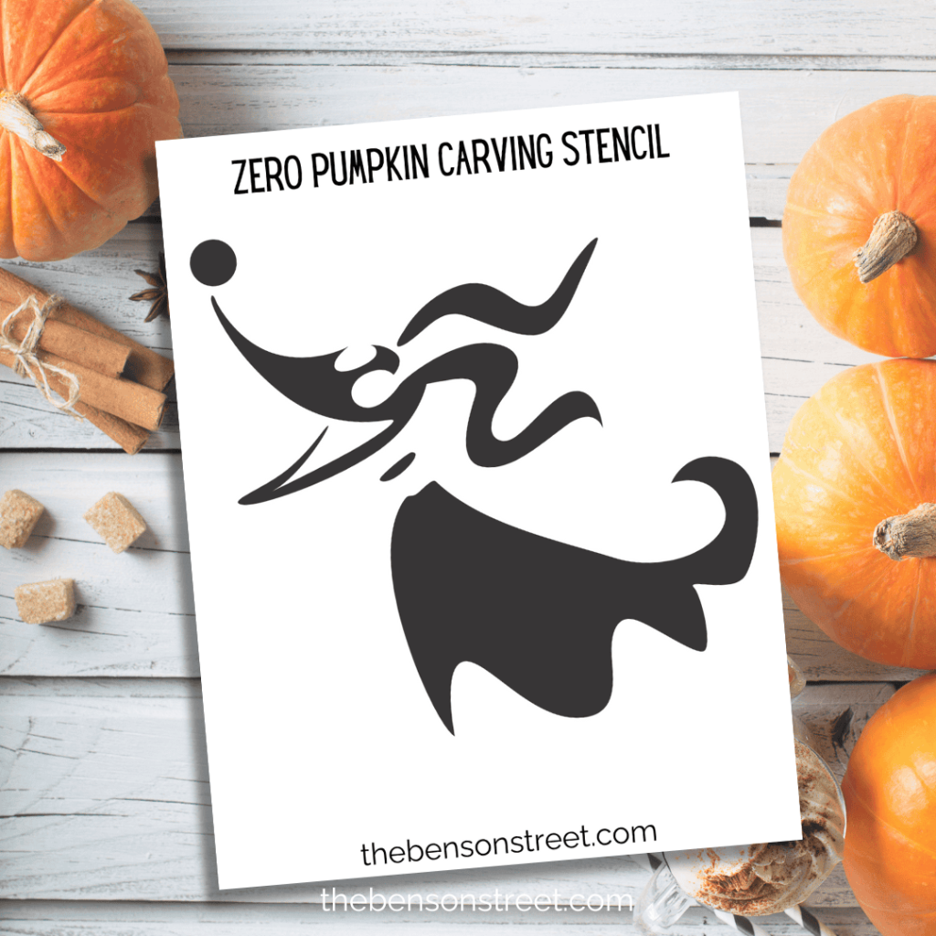 Zero Pumpkin Stencil Printable
